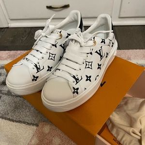 Louis Vuitton Time Out Sneakers Size 7 US womens